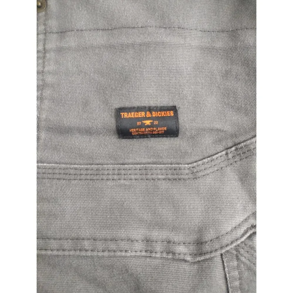 Traeger & Dickies Mens Flex Work Shorts Dark Gray Size 40